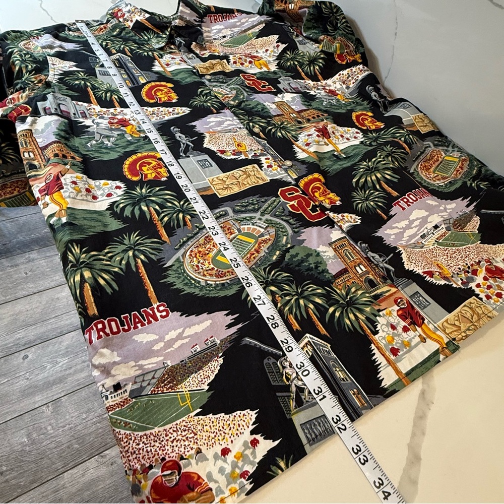 Reyn Spooner men's Collegiate USC Trojans hawaiian button down shirt‎ size XXL - Picture 10 of 12